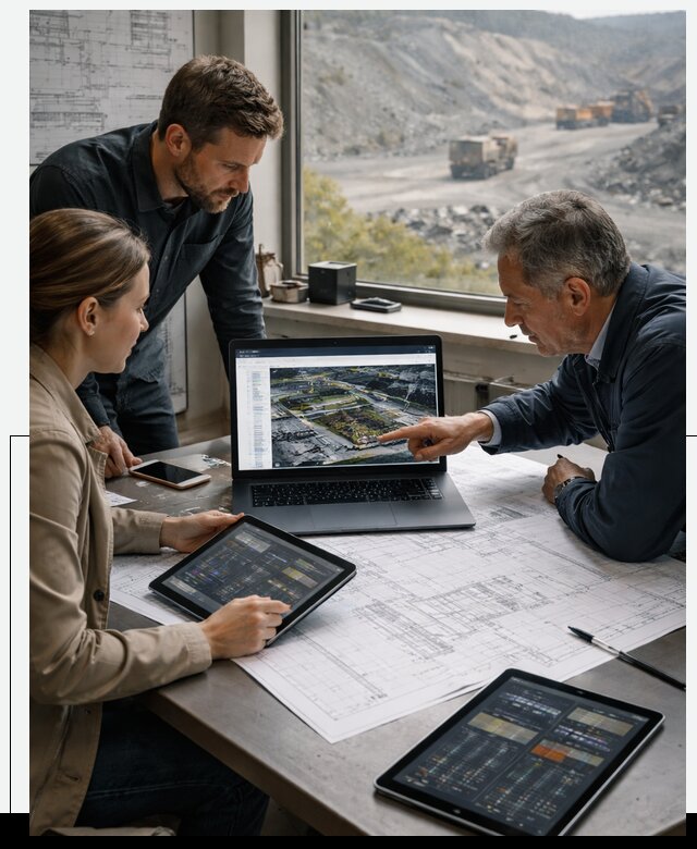 Разработка и внедрение систем для горнодобычи в Щекине