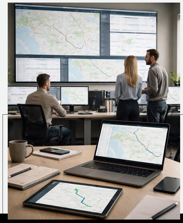 Трекинг грузов и Fleet Management, мониторинг автопарка в Щекине