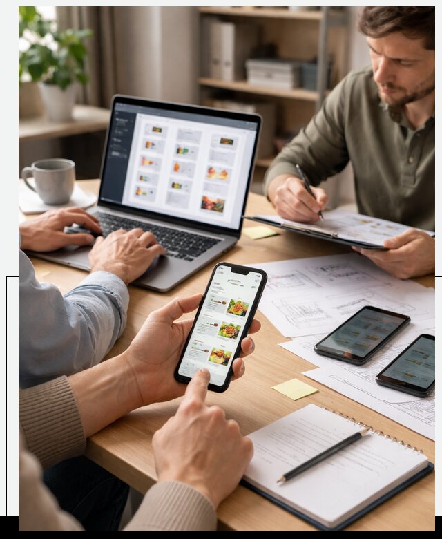 Разработка мобильного приложения торговой сети в Щекине