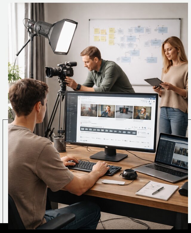 Платформа видеохостинга для онлайн обучения в Щекине